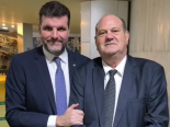 Em Bras�lia, prefeito Bet�o e deputado Pedro Lupion anunciam investimento para o Arei�o